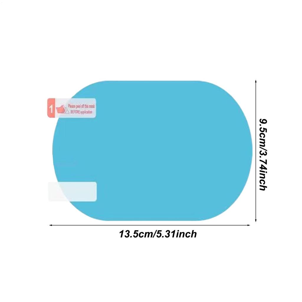 Anti-Fog Film, Side Mirror Film | 2 X Car Rearview Mirror Rainproof Film Rainproof