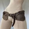 2000s Corset Belt Women Decorative Belt for Pants Dress Rivet Studded Cincher Belt Fashion Fanny Belt for Everyday Use