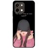 For Vivo Y28 4G Case 6.68'' Black TPU Silicon Cartoon Protection Cover for VivoY28 Y 28 4G Shockproof Capa Wolf Animals Soft Bag