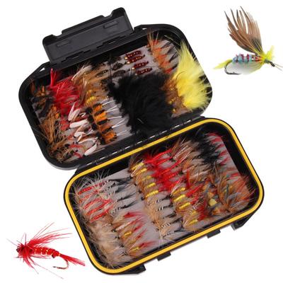 12/40/72/100/120 Bionic Insect Fly Fishing Hooks Lure Set Imitation Butter Flies Nymph Scud Fly Bug
