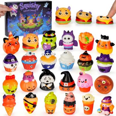 Halloween Advent Calendar 2026 Halloween Squeeze Toys 24-Day Countdown Box for Kids Trick