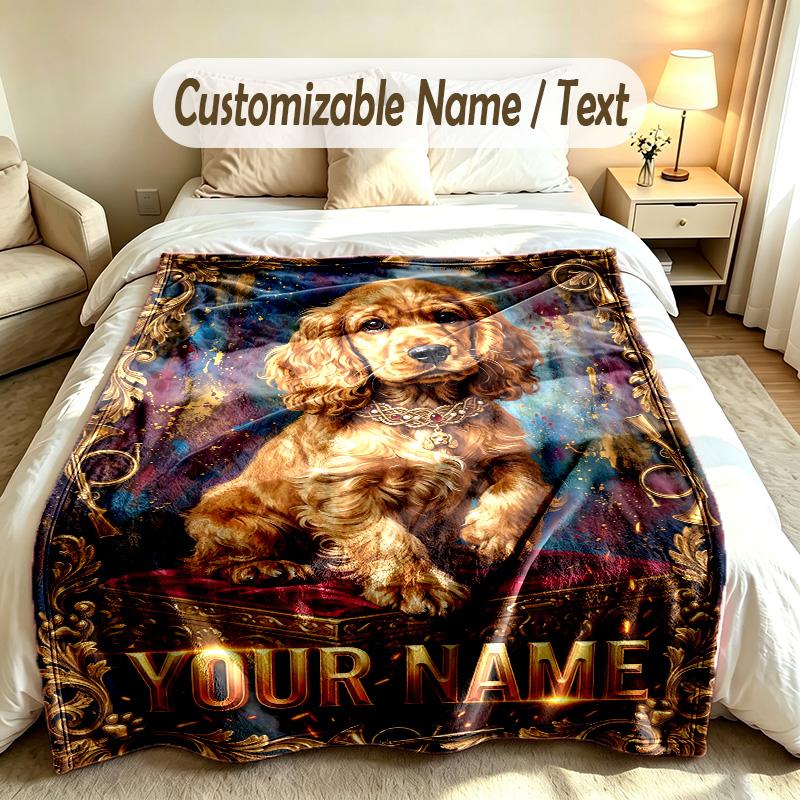 Andere vergelijkbare ontwerpen Thema Aangepast Deken Gepersonaliseerde Naam & Tekst Aangepast Zacht Warm Plaid Woondecoratie