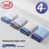 Langsha Boys' Pure Cotton Antibacterial Boxer Briefs 4-Pack
