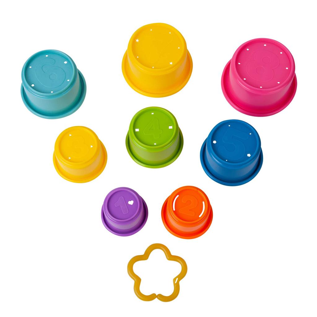 Pierwsze lata Kubki do układania i liczenia, 8 kubków [Używane]