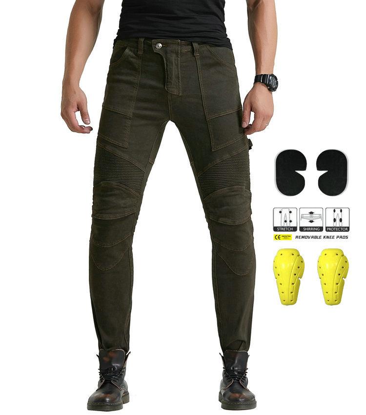 Новый продукт Мотоциклетные джинсы для мужчин и мужчин, многокарманный комбинезон для мотоциклистов, многофункциональные противоударные брюки для велоспорта, большие карманы XS
