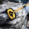 Drehbare Auto-Reinigungsbürste, verstellbarer Teleskop-Reinigungsmopp mit langem Griff, Chenille-Besen, Waschbürstenwerkzeug, Autozubehör