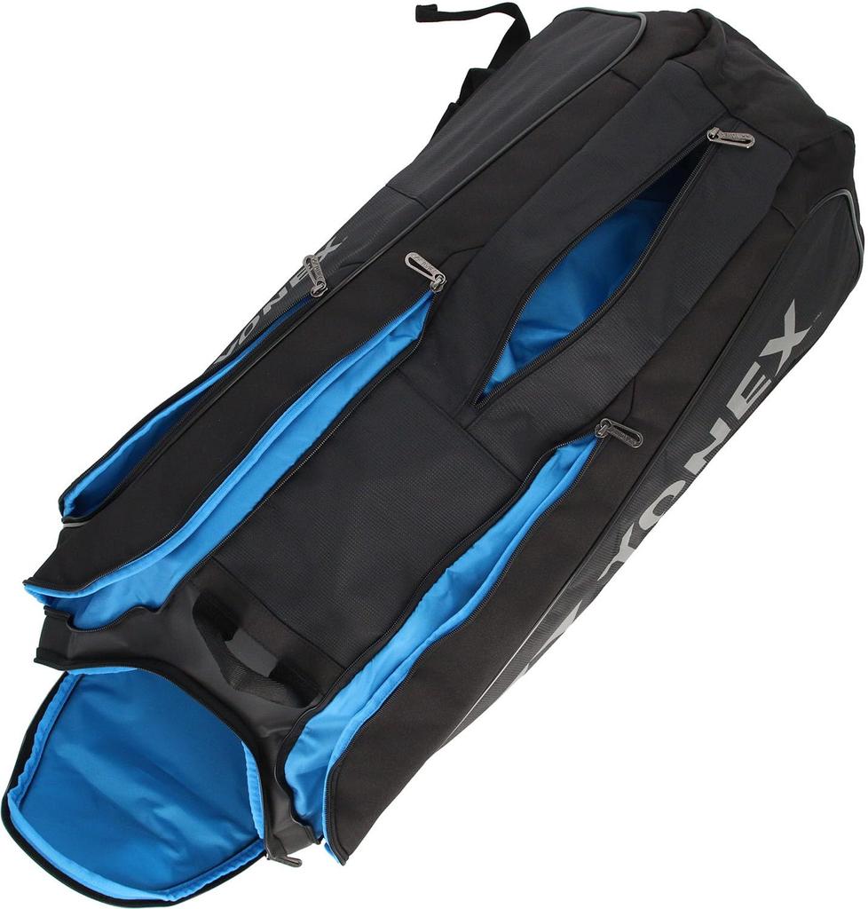 Tennis-Badminton-Schlägertasche, Standtasche für 2 Schläger, Schwarz [YONEX]