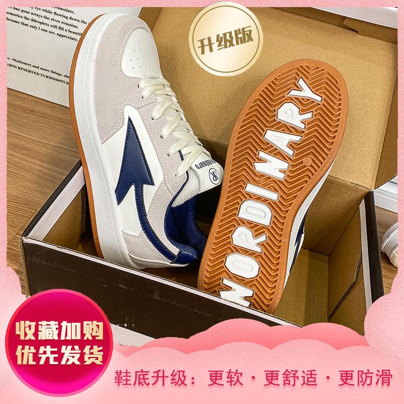

Platform sneakers Casual little white shoes Versatile board shoes Spring campus women s bread shoes 40 синий