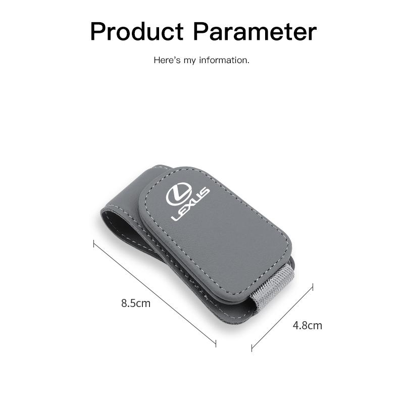 Leder Auto Brillenclip Kreditkartenhalter Ticketklemme Für Lexus Fsport GS GX IS LS LX CT LC RC LBX NX RX 350h 450h ES UX 300e