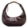Metal Handle Crescent Bag Women'S Niche Design High-End Underarm Bag Commuting Half-Moon Shoulder Women'S Bag
