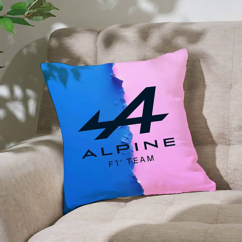 R-AlpineS Team Cool Pillow Case Cushion Cover Soft Cute Throw Pillow Case For Car Sofa Pillowcase Polyester With