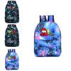 Stylish Among Us Backpack With Starry Background Perfect For Boys And Girls