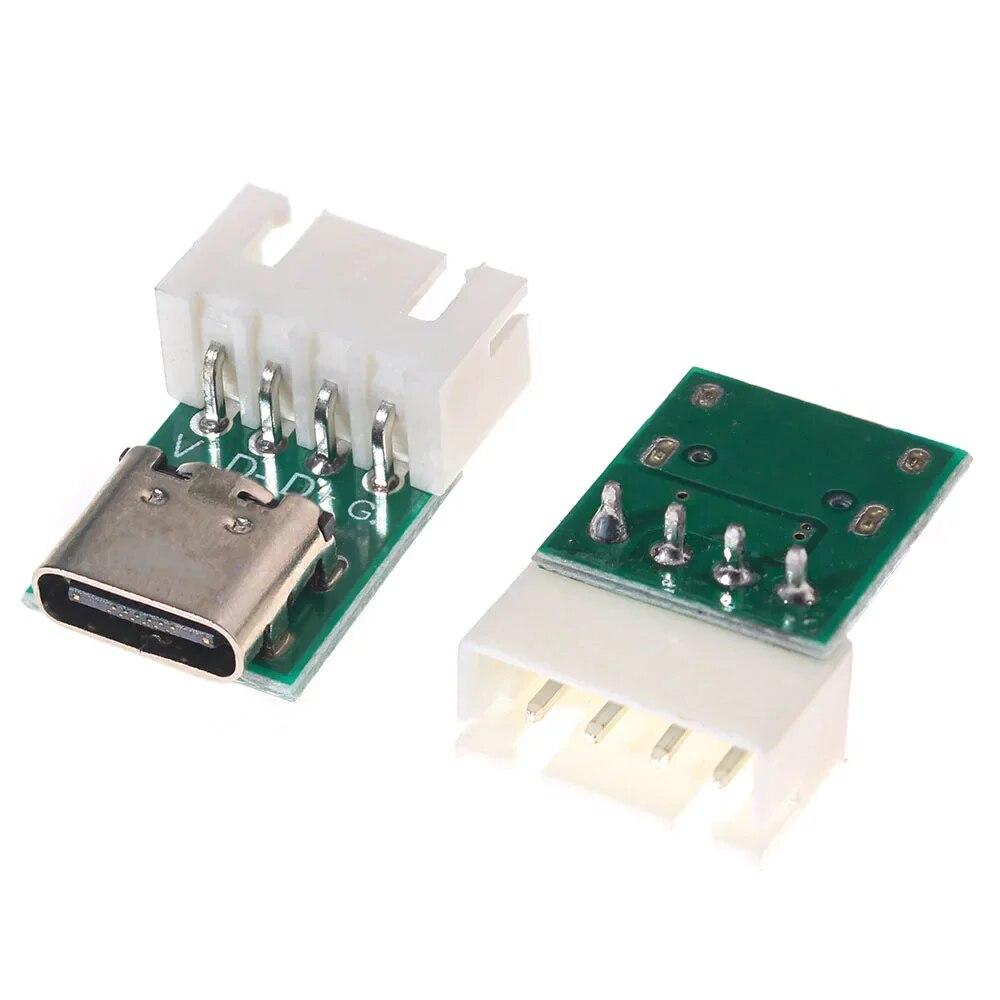 10PCS TYPE-C DIY USB PCB Board Double-sided USB3.1 16P PCB Electronic Test Board