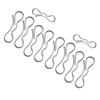 Rasenmäher Mähdeck Clip-Set, 10-teiliges Sortiment Befestigungsmaterial mit zwei Größen von Splintklammern für Deckreparatur und Ersatzlagerung