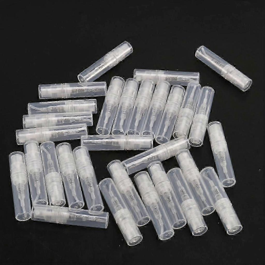 90 Piece 2ml Disposable Perfume Atomizer Bottles for Travel Sample and Refill Applications Cosmetic Containers