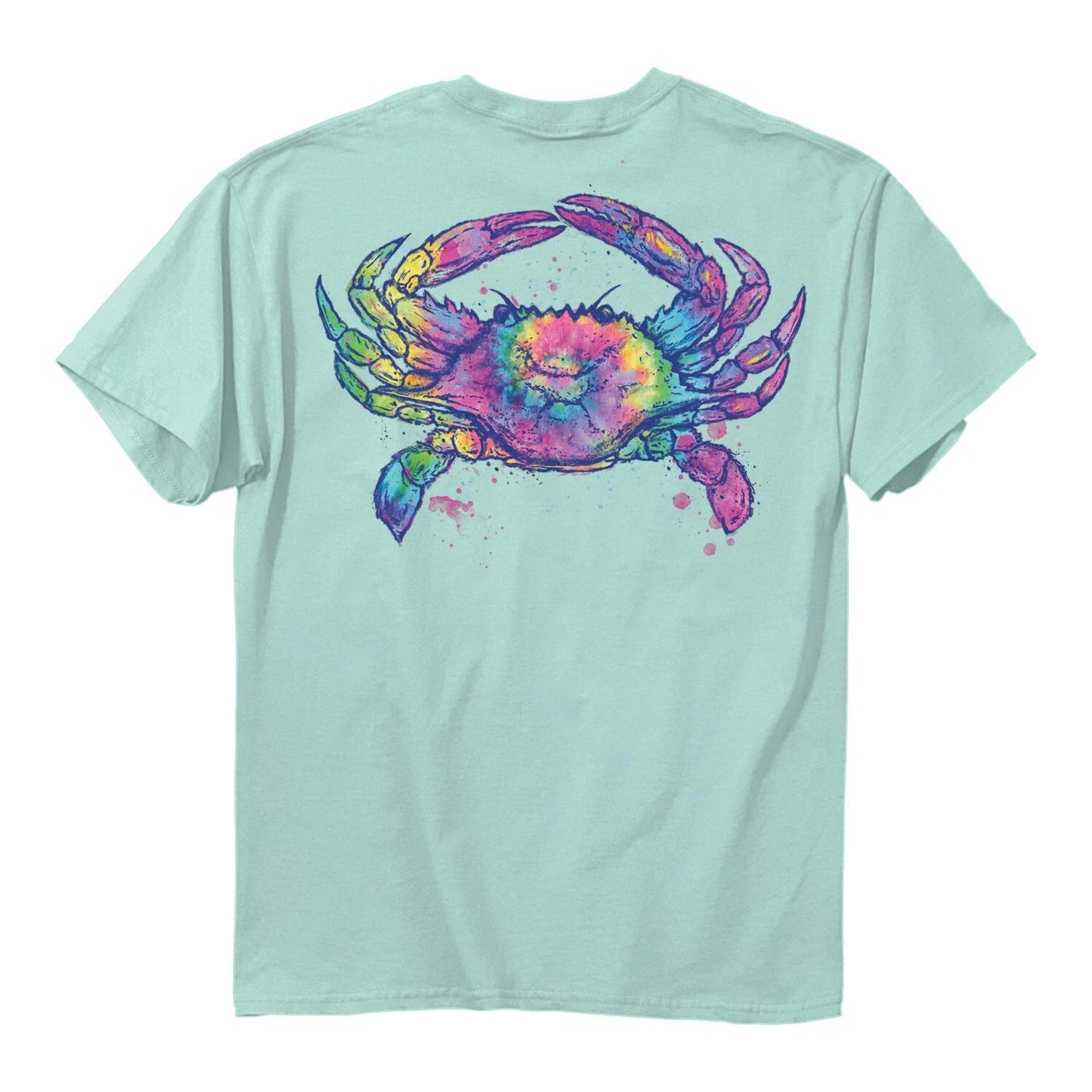 New MARYLAND MY MARYLAND TIE DYE CRAB T Shirt S