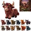 Fairy Doll Sewing Kit for Beginners Highland Cow Patchwork Adults Beginners, DIY Handmade Fabric Craft Textile Projects Home Set with Pre-cut