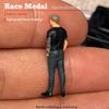 1/64 People Figure Crafts Desk Decoration Stylish Model Miniature Figurine for Scenery