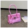 Borsa a Tote Jelly di Lusso da Donna 2026 - Borsa Kelly Colore Caramella Estiva
