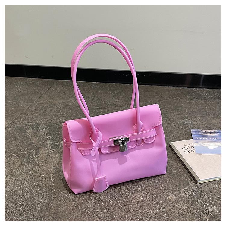 Borsa a Tote Jelly di Lusso da Donna 2026 - Borsa Kelly Colore Caramella Estiva