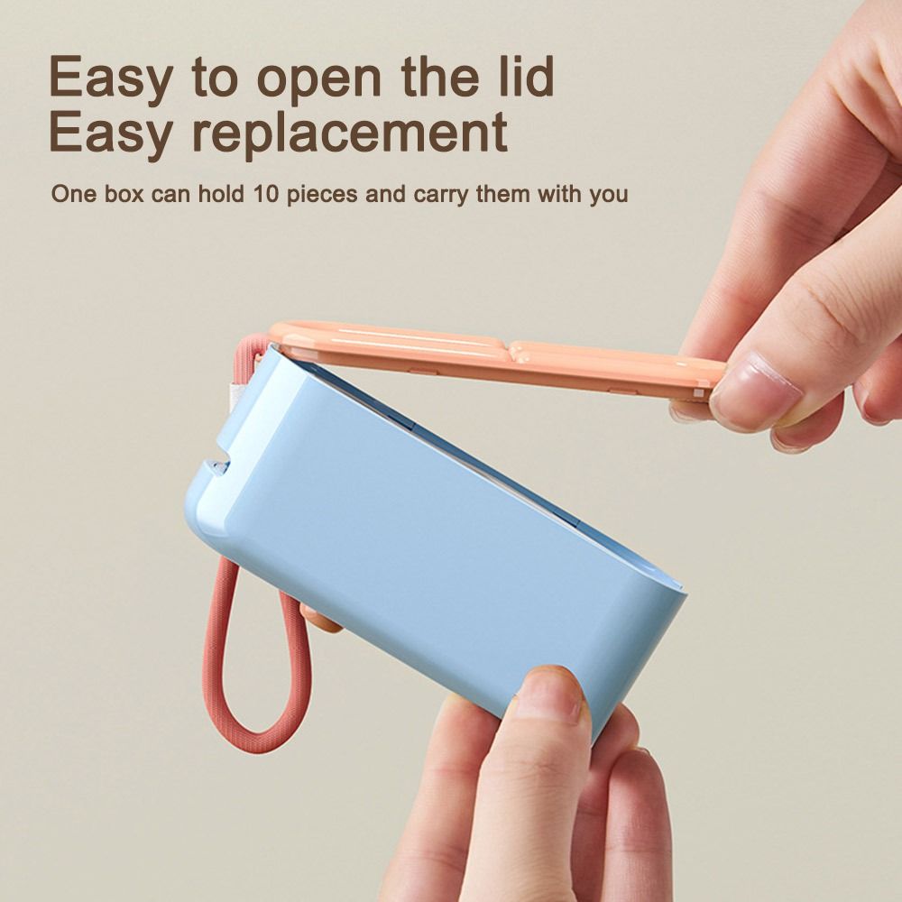 Automatic Ejectable Dental Floss Box with 10Pcs Floss Floss Organiser New Floss Dispenser