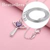 925 Sterling Silver 16-30 Inch Exquisite Heart-shaped Zircon Pendant Necklace for Women's Wedding Accessories and Jewelry