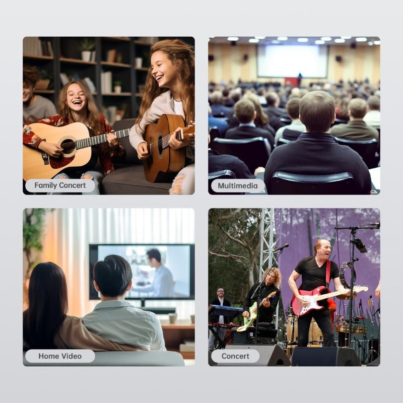 3.28ft Type C to 2RCA Cable, Insert and Play Adapter Cord Y Splitter Wire for Smartphone to Mixers Amplifiers