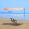 Auvent de Parasol de Plage Coupe-Vent Bloquant les UV à Ouverture Rapide, Tente de Camping Portable pour Usage Extérieur