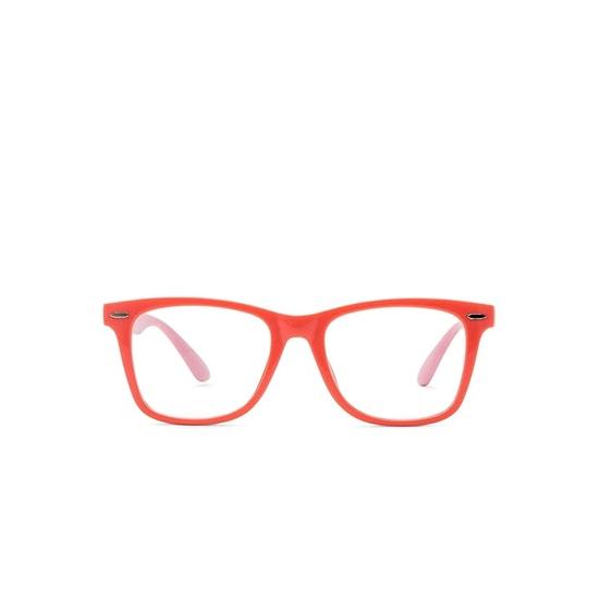 Intellilens Wayfarer Kids Computer Glasses for Eye Protection with Lens Cleaner Solution for Spectacles | Blue Light Filter Glasses | (48-17-130)