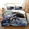 Demon Slayer Anime Bedding Set 3d Duvet Cover Sets Pillowcase Bedclothes Home Textile Cartoon Twin Queen King Size Kids Gift Tool