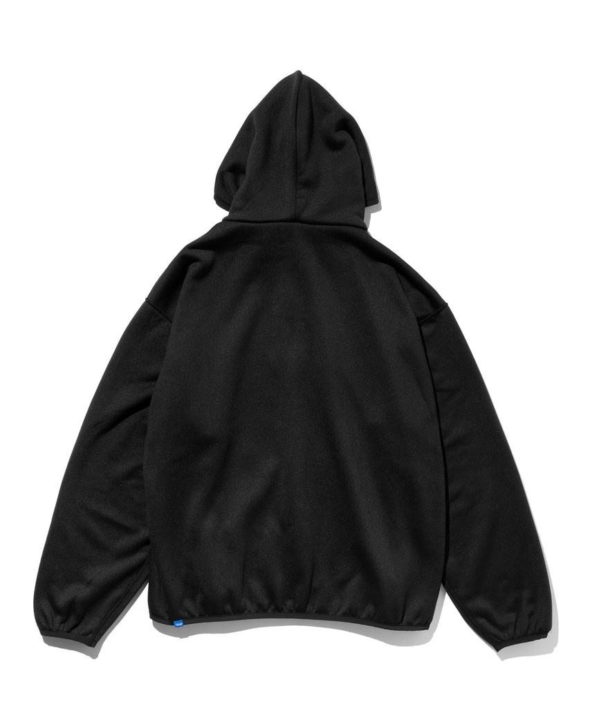 GORDON MILLER Men's Reversible Zip-Up Hoodie, Size M, Black, 1745192