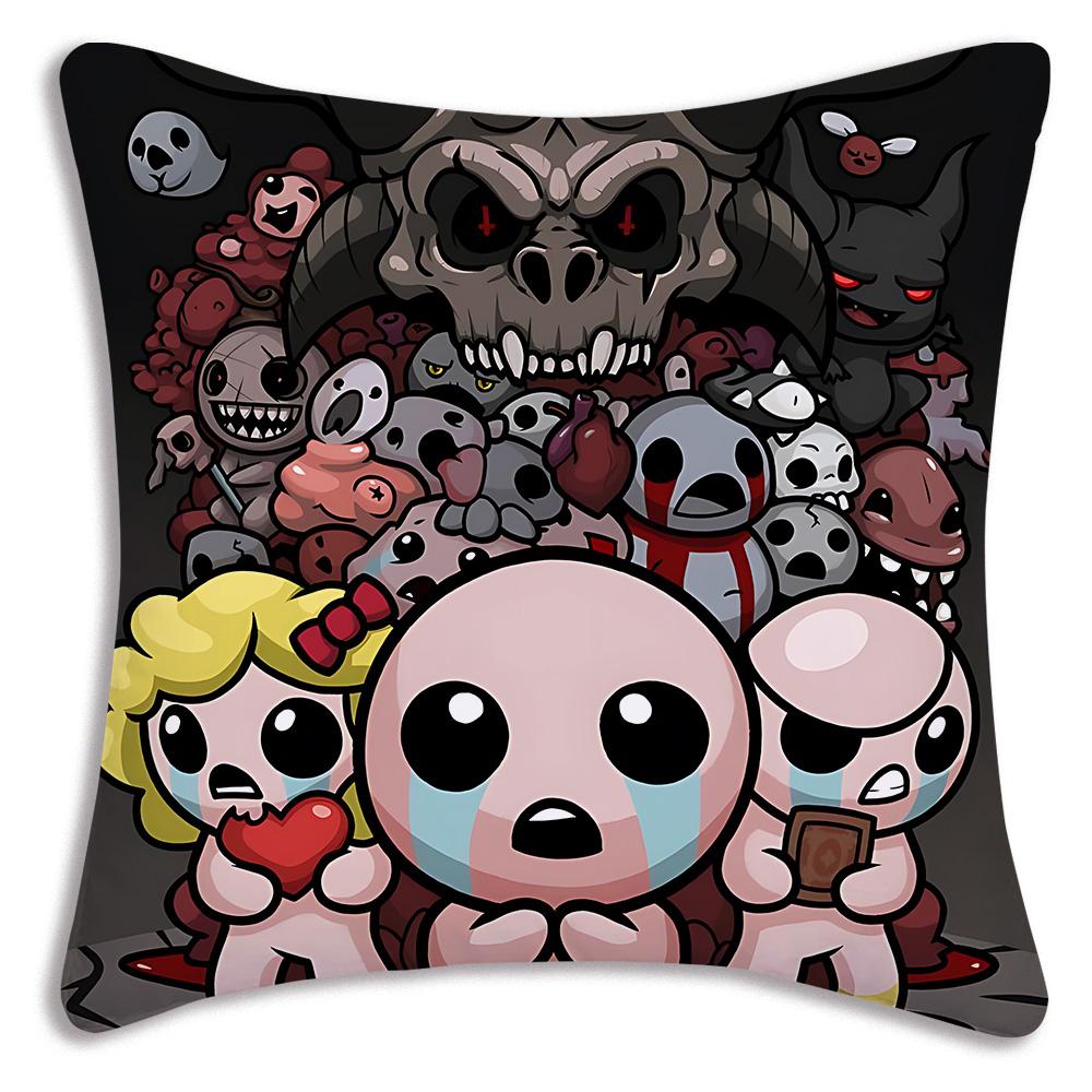 Cartoon The B-Bindings Of Isaac Pillow Covers Cartoon Sofa Decorative Home Double-sided Printing Short Plush Cute Cushion Cover