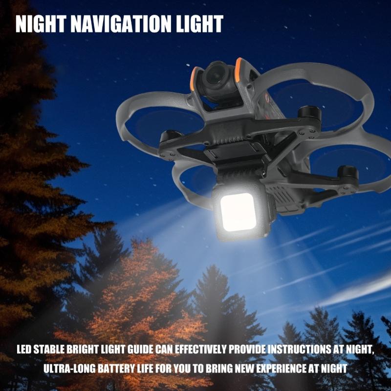 Avata2 Drone'lar İçin Yüksek Parlaklıkta LED Flaşör Işığı, Gece Uçuş Güvenliği İçin 3 Aydınlatma Modlu, Net Hava Fotoğrafçılığı