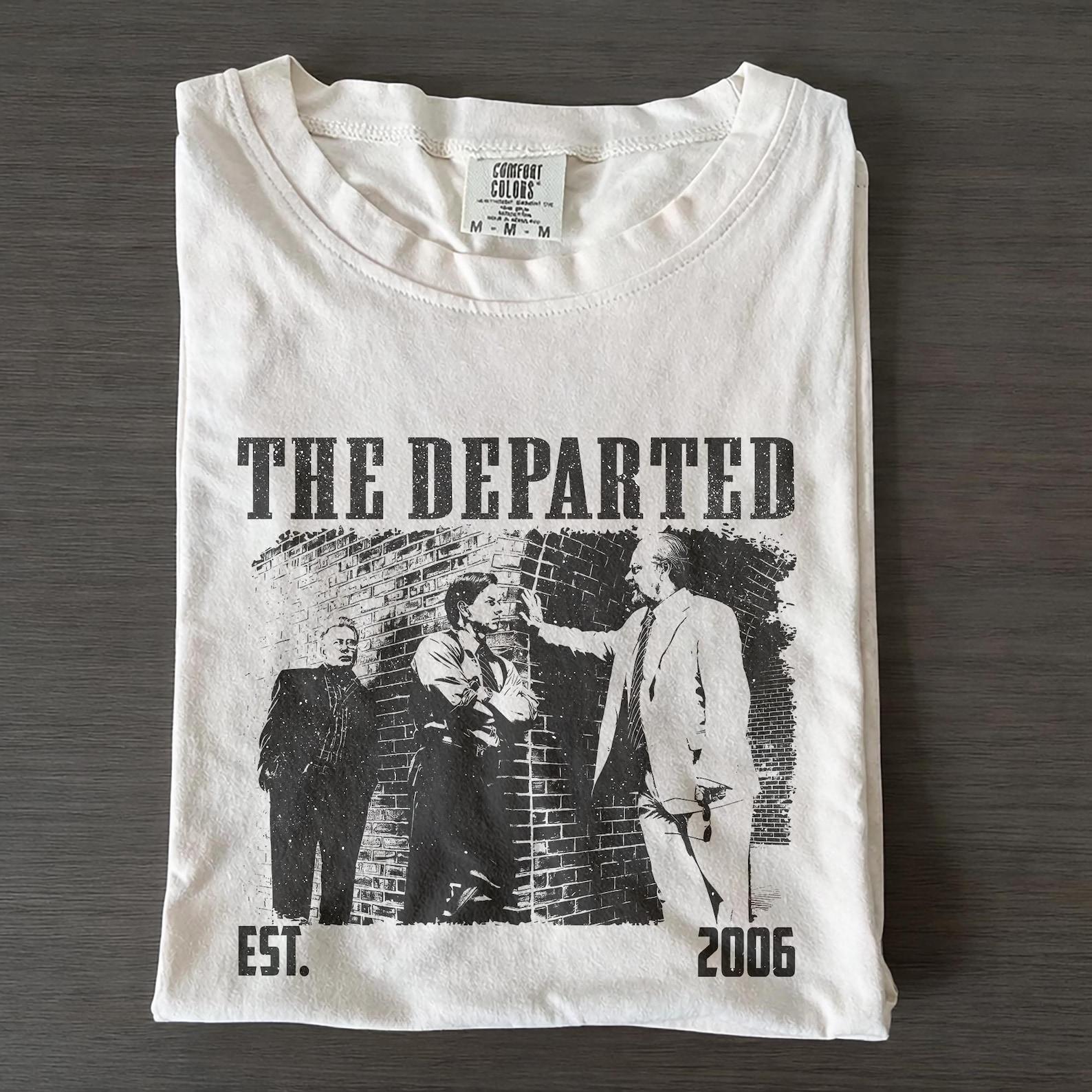 The Departed Movie T shirt, Comfort Colors Vintage Style Tee, Gift for Him 4XL