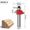 1pc Table Edge Router Bit French Baroque 8mm Shank Line Knife Woodworking Cutter Tenon Cutter for Woodworking Tools