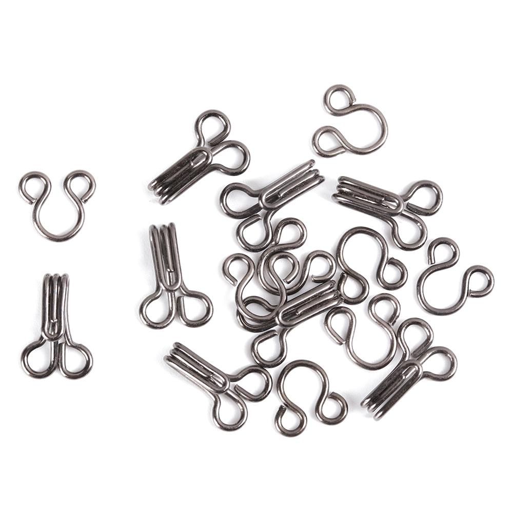 100pcs Invisible Bra Underwear Sewing Hook Eye Metal Buckle Button Collar Clothing Sweater Buckle Accessories Bra Hooks Eyes