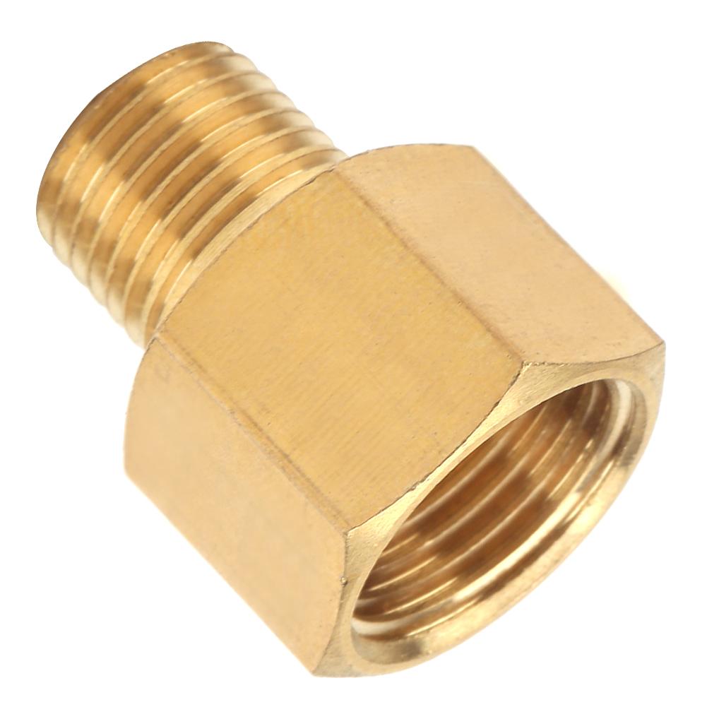 Brass Pipe Fitting Adapter for Pressure Gauge 1Celsius4  BSPT Male to 1Celsius4  NPT Female