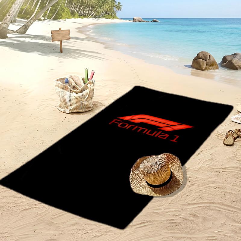 Asciugamano da Spiaggia Stampa F1 Morbido Portatile Asciugatura Rapida?Asciugamano Asciutto Per Piscina Vacanza Estiva Sport all'Aperto