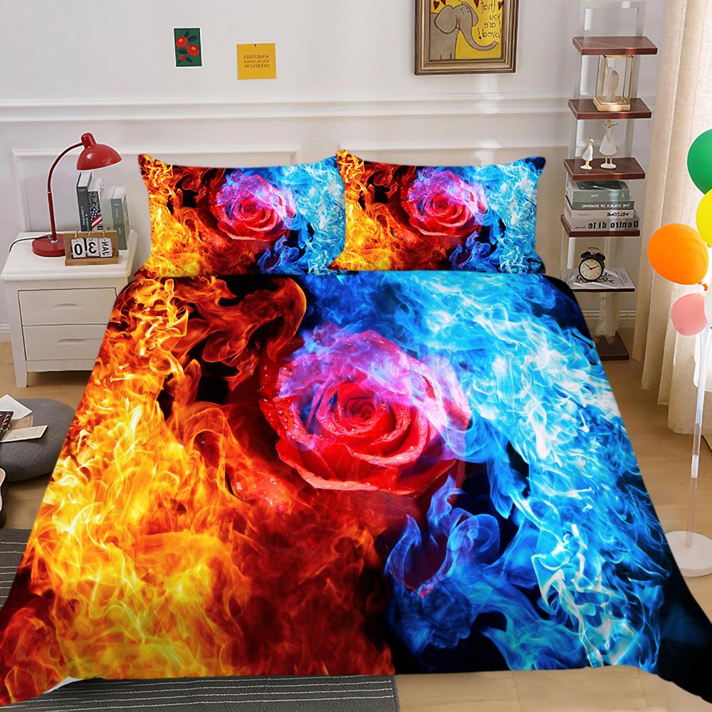 Hot Sell Duvet Cover Starry Animals Home Textiles Queen Size Bedding 3D Romatic Quilt Cover Children Adults Bedding Cover Set