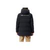 FILA Fleece Hooded Solid Color Zipper Warm Down Jacket Men Jackets Black F51M249904ABK