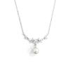 Pearl Leaf Zircon Necklace Temperament Light Luxury New Year New Clavicle Chain Women's Accessories