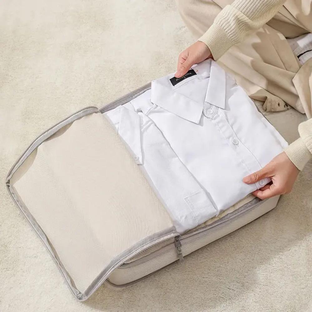 4Pcs Space-saving Luggage Storage Bag Waterproof Travel Bag Suitcase Clothes Organizer  Drawer