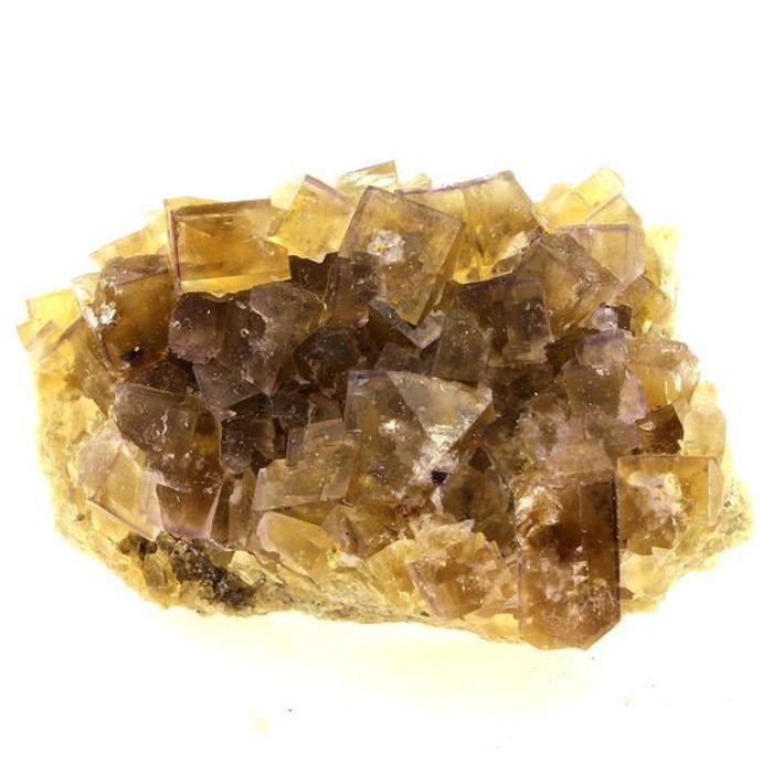 Pierres et Minéraux. Fluorite. 252.0 ct. Valzergues, Aveyron, Occitanie, France..