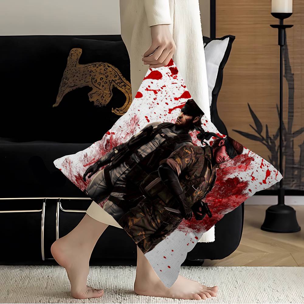 

Metal Gear Solid Decorative Room Aesthetics Pillow Case Home Decor Bedroom Sofa Bed Couch Pillow Cover 45x45 12x12Inch