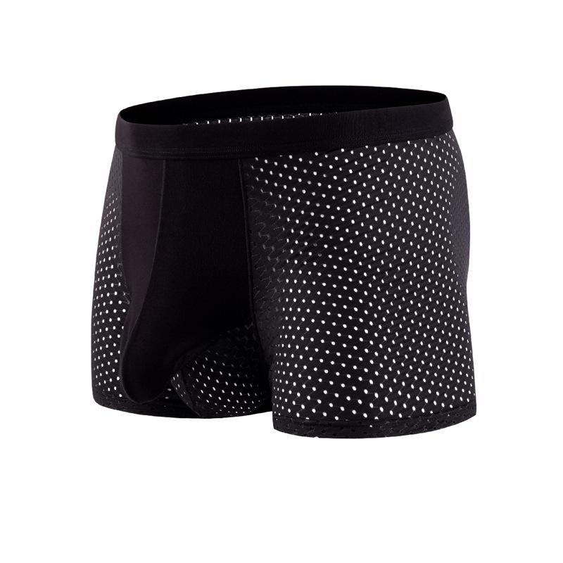 Men's Ice Silk Underwear Breathable Low Waist Sexy Adult Korean Version Underwear Boxer Briefs