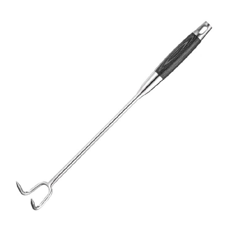 Professional Meat Hook Stainless Steel Food Flipper Hook Meat Flipper Hook large
