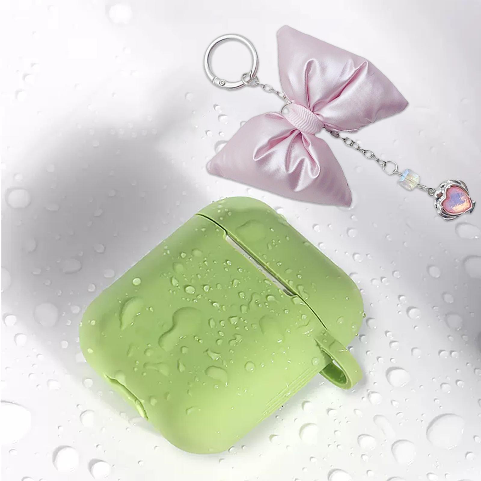 Элегантный плюшевый бант брелок-шарм с кулоном в виде сердца из бисера брелок для сумки — фото 5