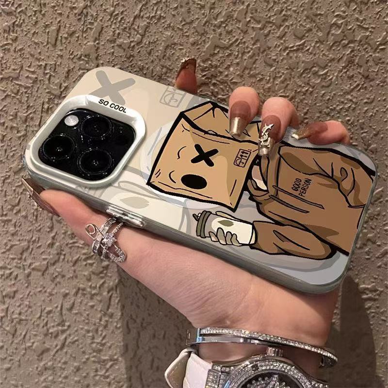 European and American style is suitable for Apple 17promax mobile phone case carton, and people are suitable for iPhone14/16/15pro new models.