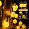 50/100 LED Crystal Ball Solar Outdoor Garland Garden String Lights Birthday Decoration