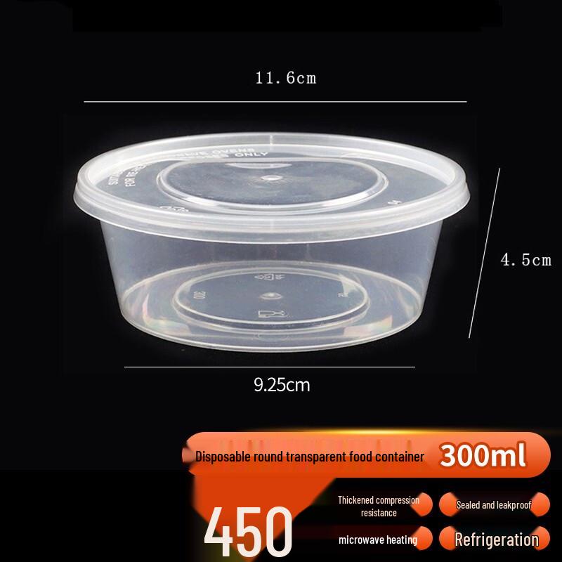 Edo Disposable Transparent Takeaway Food Containers